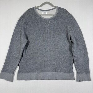 Officine Generale Paris Sweatshirt Men Large Grey Crewneck Pullover French Terry